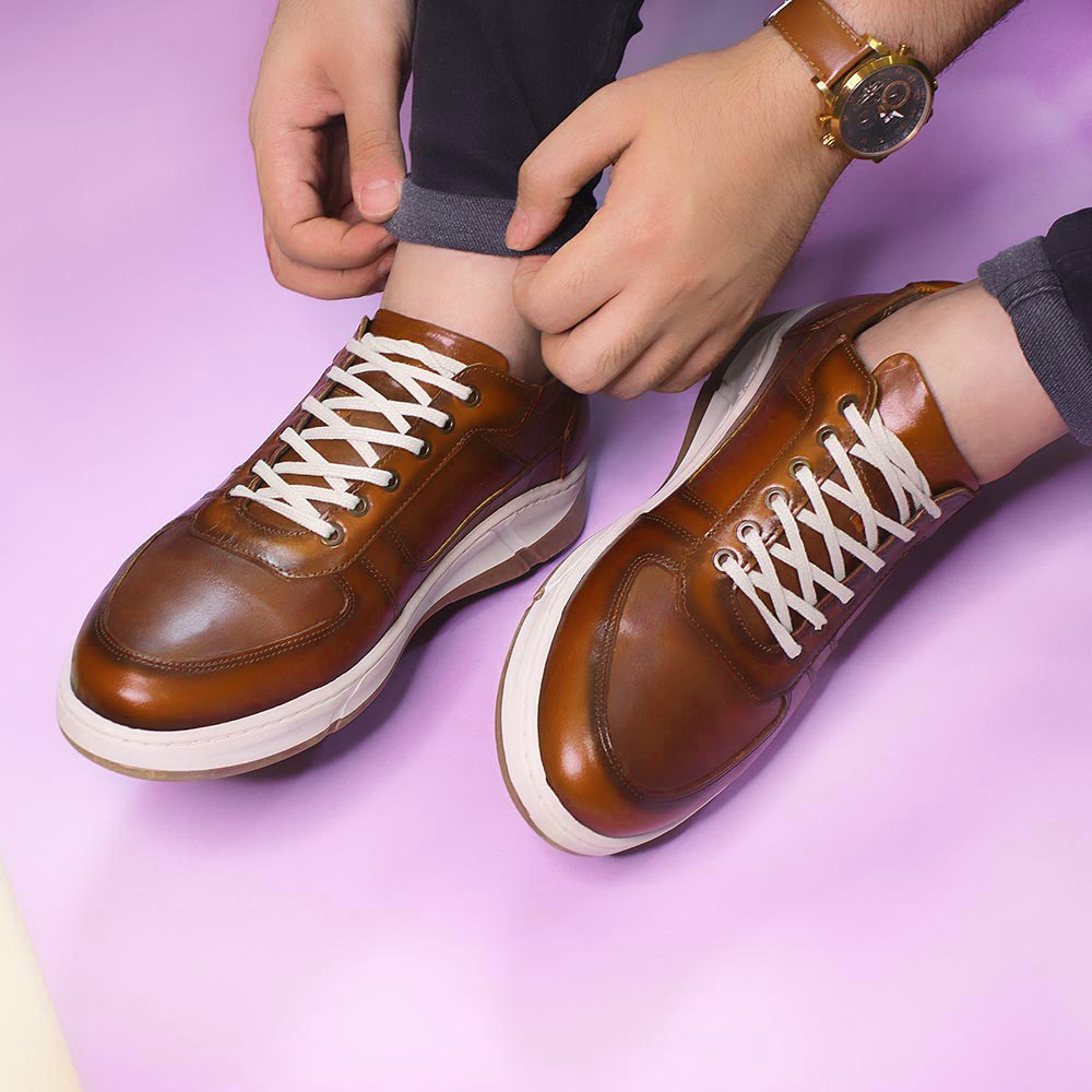خرید آنلاین کفش چرم طبی مردانه آتن مدل سزار کد 15