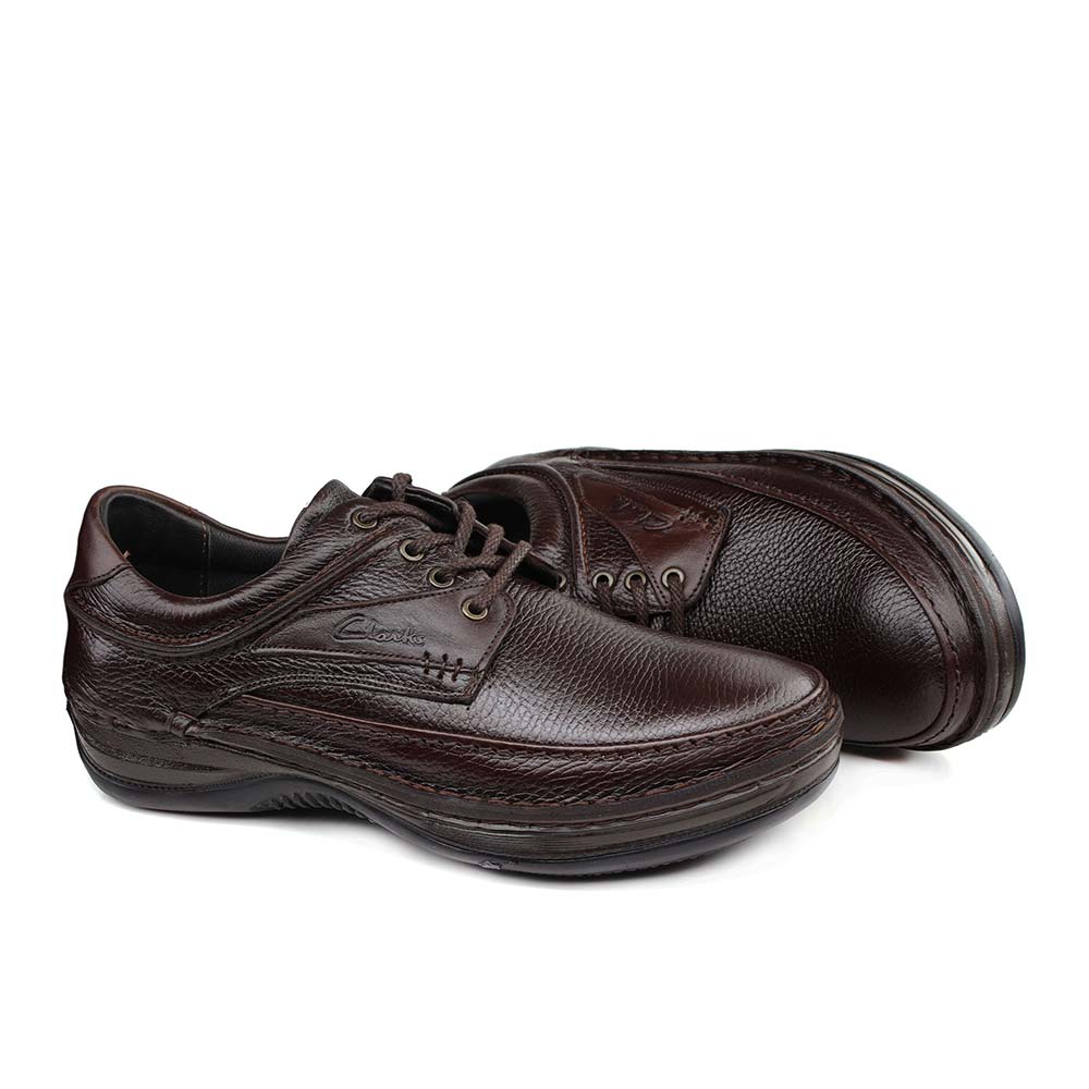 کفش طبی مردانه آتن مدل آرتین کد 03 با رویه چرم طبیعی