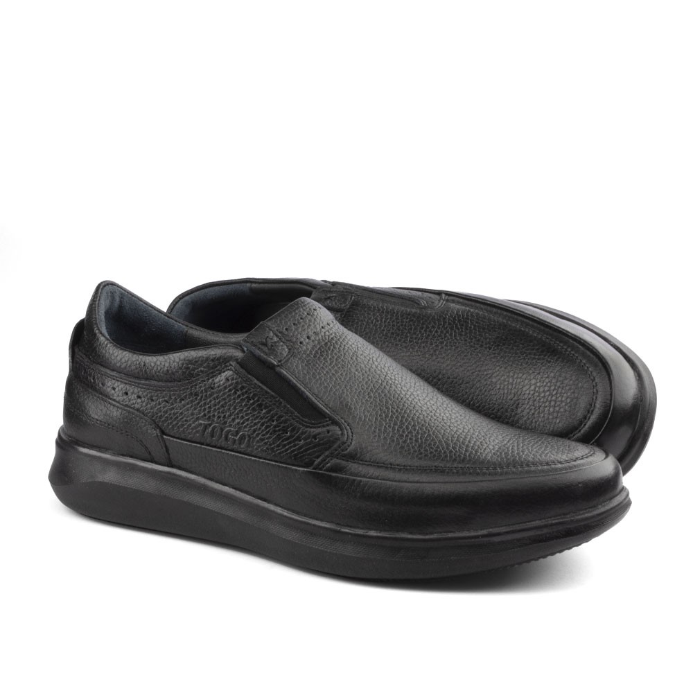 خرید آنلاین کفش طبی چرم مردانه توگو مدل کارتر FK کد 01