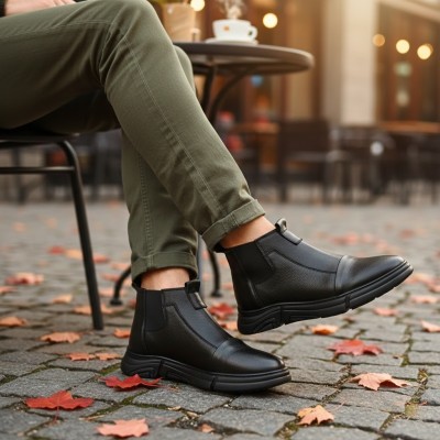 خرید آنلاین نیم بوت مردانه شمس مدل S3 کد 01