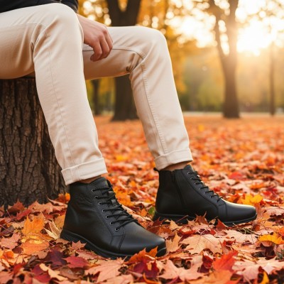 خرید آنلاین نیم بوت مردانه شمس مدل P1 کد 01