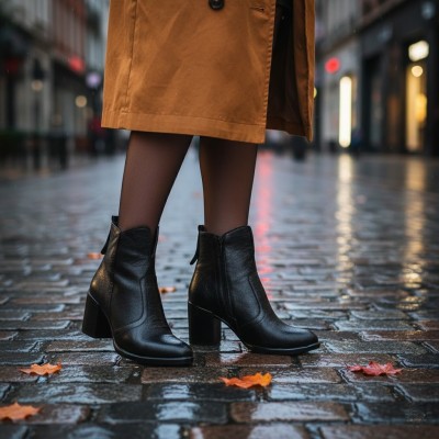 خرید آنلاین نیم بوت زنانه جزیره مدل وی کد 01