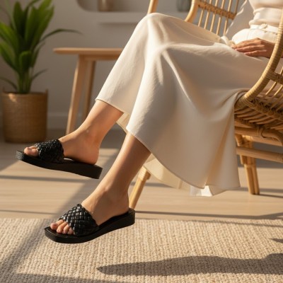 خرید آنلاین دمپایی روفرشی زنانه پاپا مدل حصیری کد 01