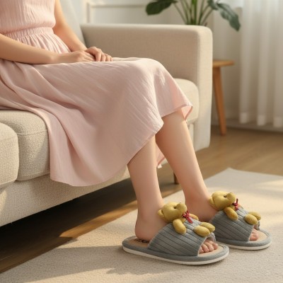 خرید آنلاین دمپایی پولیشی زنانه پاپا مدل تدی پلاس کد 13