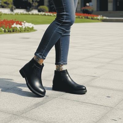 خرید آنلاین نیم بوت زنانه جزیره مدل پریناز کد 01