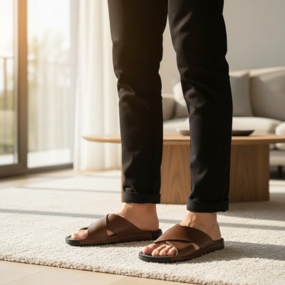 خرید آنلاین صندل طبی مردانه پاپوک مدل 1001 پلاس کد 03