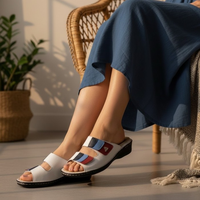 دمپایی طبی زنانه آرای مدل بورلا کد 18