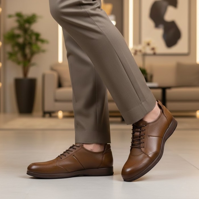 کفش مردانه رسمی شمس مدل V8 کد 88