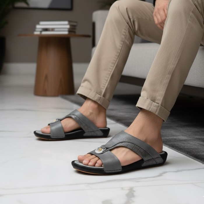 صندل مردانه پاپوک مدل 101 کد 13