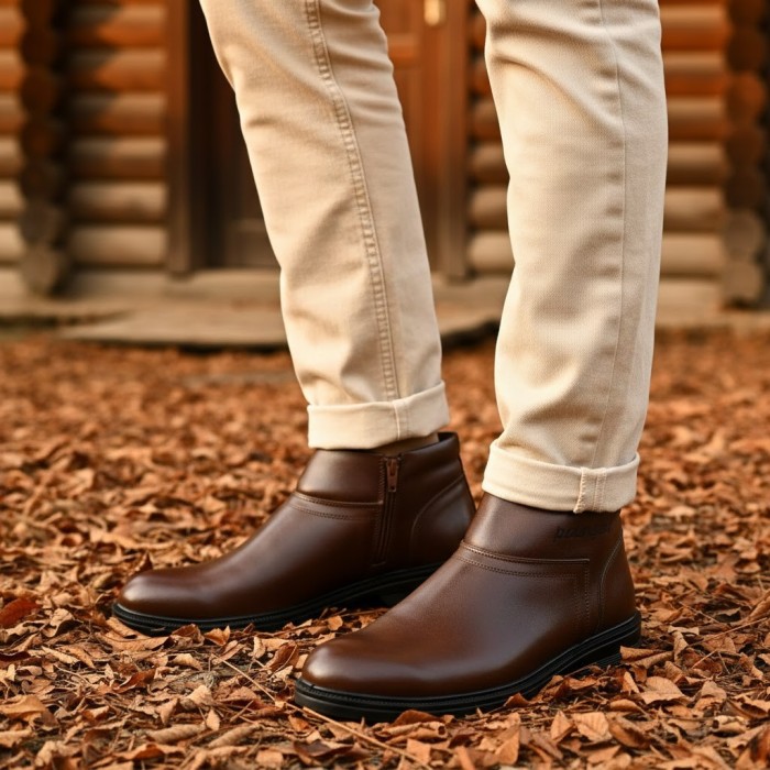 نیم بوت مردانه پاسارگاد مدل ونیز کد 03