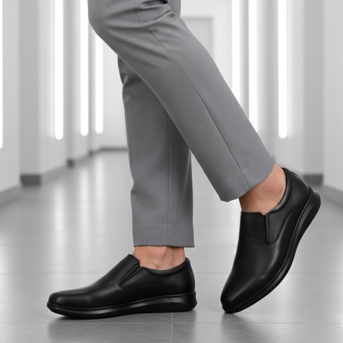 کفش رسمی چرم مردانه توگو مدل پرسنلی zy کد 01