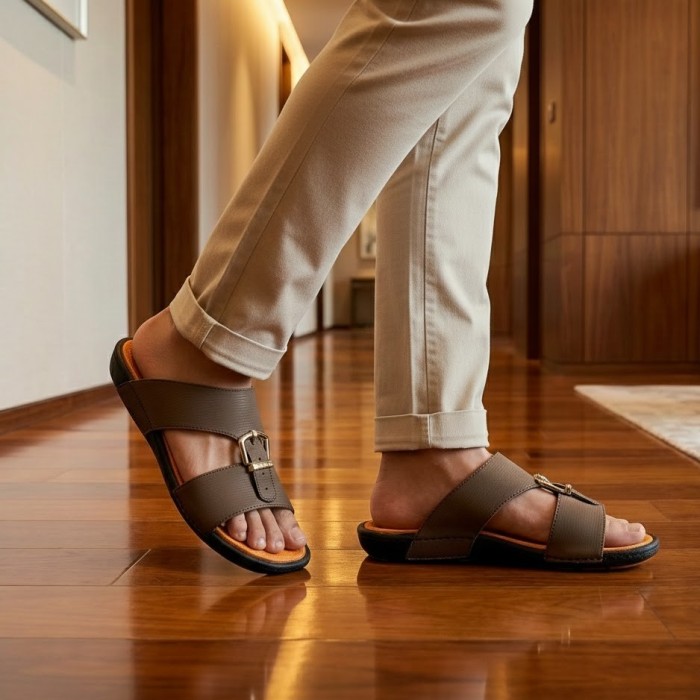 صندل مردانه پاپوک مدل 105 کد 03