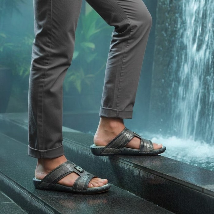 صندل مردانه پاپوک مدل 106 کد 13