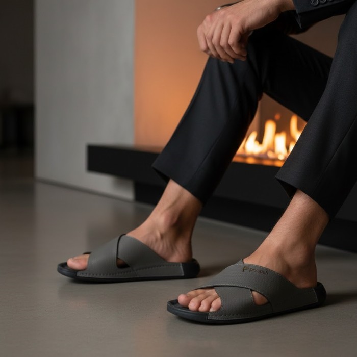 صندل مردانه پاپوک مدل 1001 کد 13