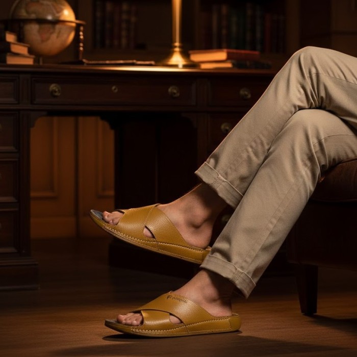 صندل مردانه پاپوک مدل 1001 کد 17