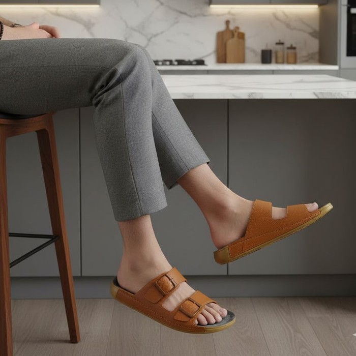 صندل مردانه پاپوک مدل 1002 کد 15