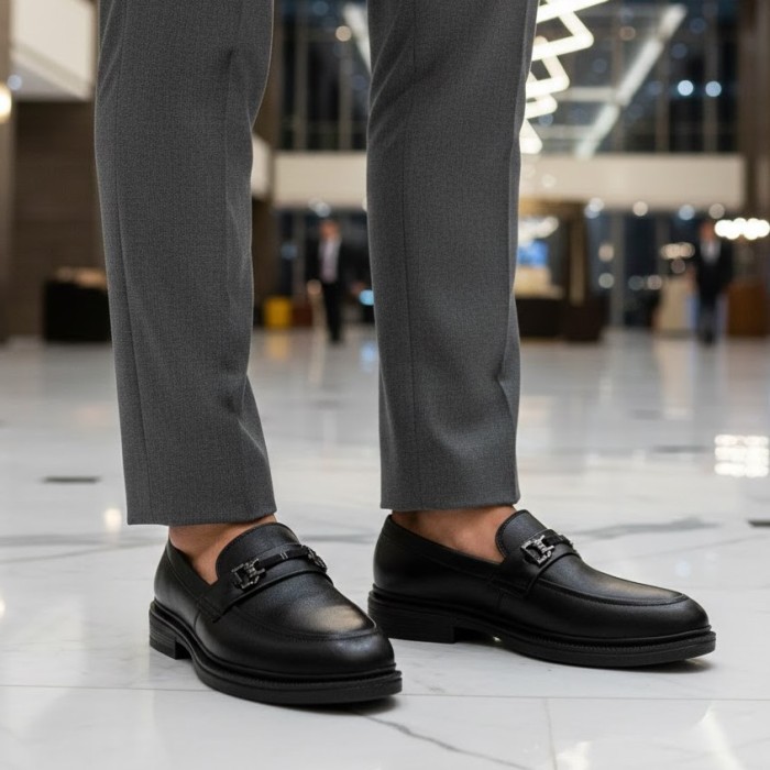 کفش کالج مردانه پوند مدل 3487 کد 01