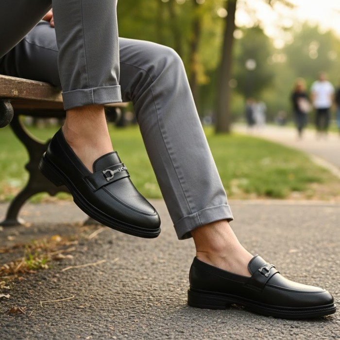 کفش کالج مردانه پوند مدل 3545 کد 01