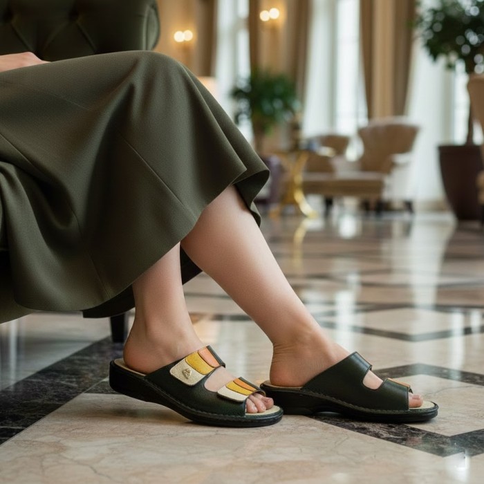 دمپایی طبی زنانه آرای مدل بورلا کد 26