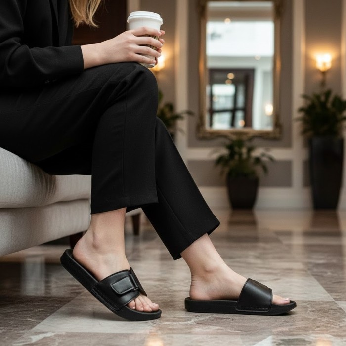 دمپایی روفرشی زنانه پاپا مدل سیوا کد 01