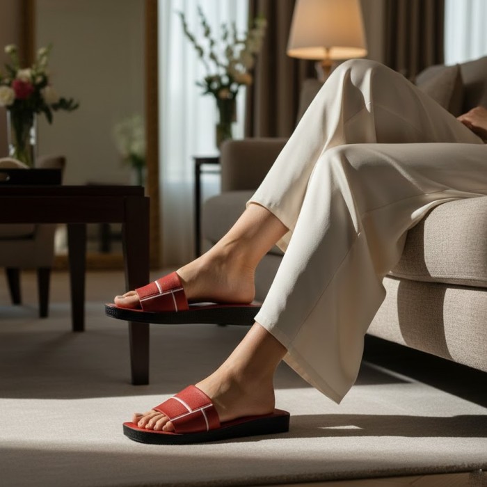 دمپایی روفرشی زنانه پاپا مدل السا کد 04