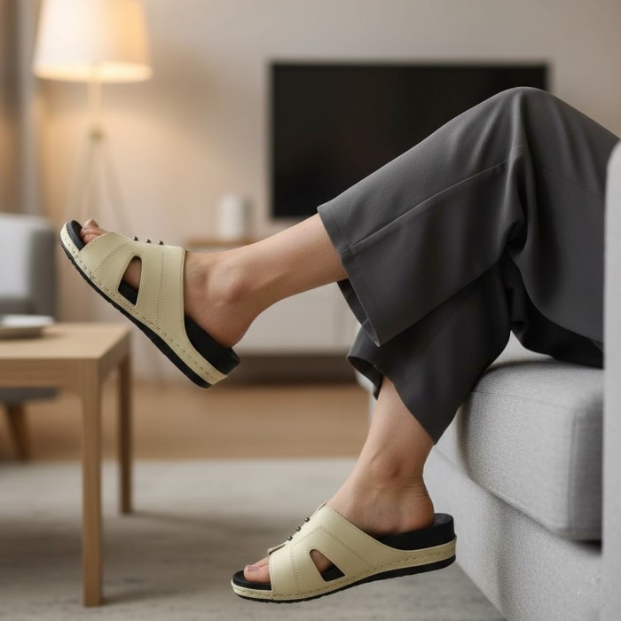 دمپایی روفرشی زنانه پاپا مدل چهره کد 27