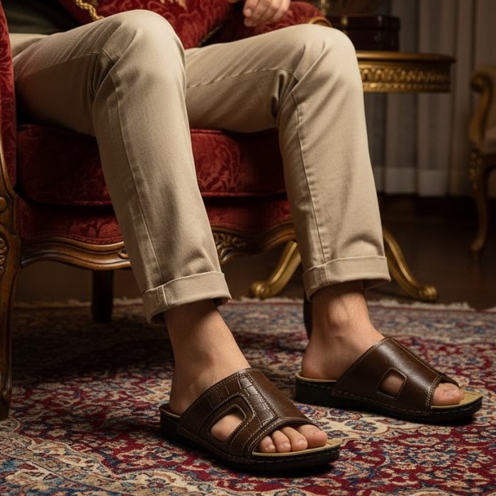 صندل مردانه پاپا مدل شهاب 4 کد 272