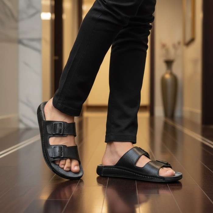 صندل مردانه پاپوک مدل new 1002 کد 01