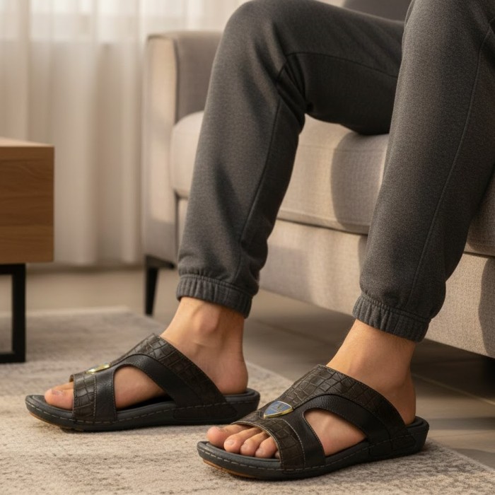 صندل مردانه پاپوک مدل new 108 کد 13