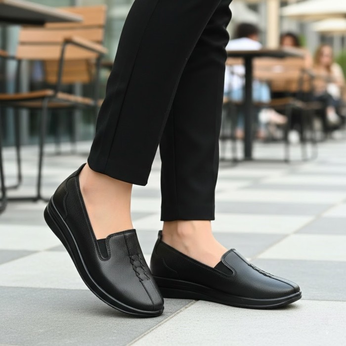 کفش زنانه طبی خارپاشنه ایران 15 مدل آتوسا بافتی کد 01