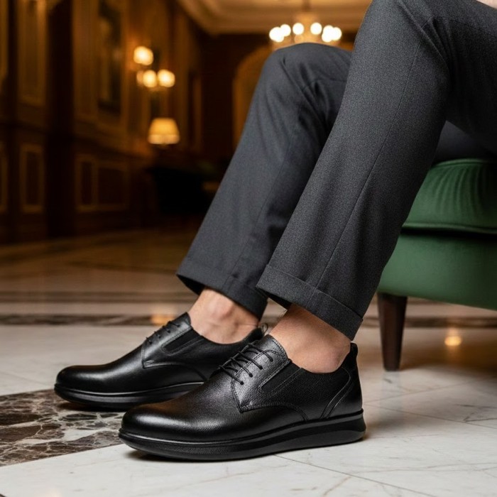 کفش طبی مردانه توگو مدل آریا بندی کد 01