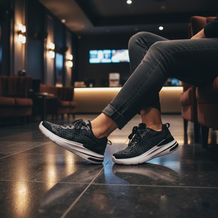 کتونی اسپرت زنانه نیما مدل اسکیچرز 2025 کد 01