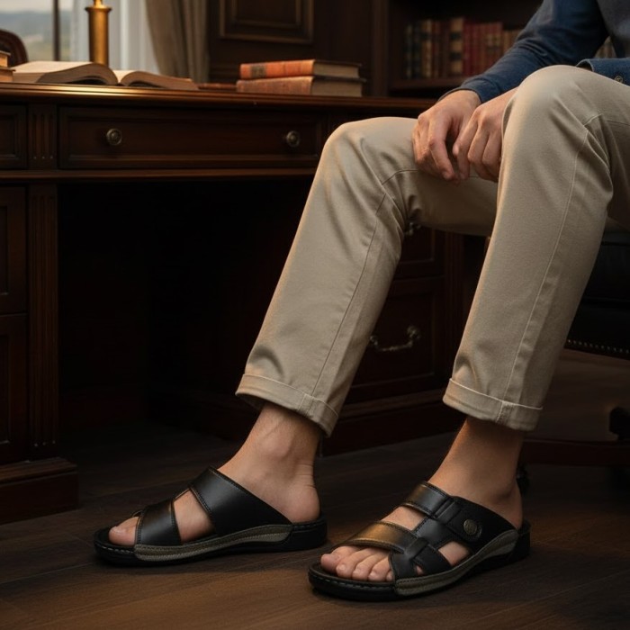 صندل طبی مردانه سیمرغ مدل الوند کد 01