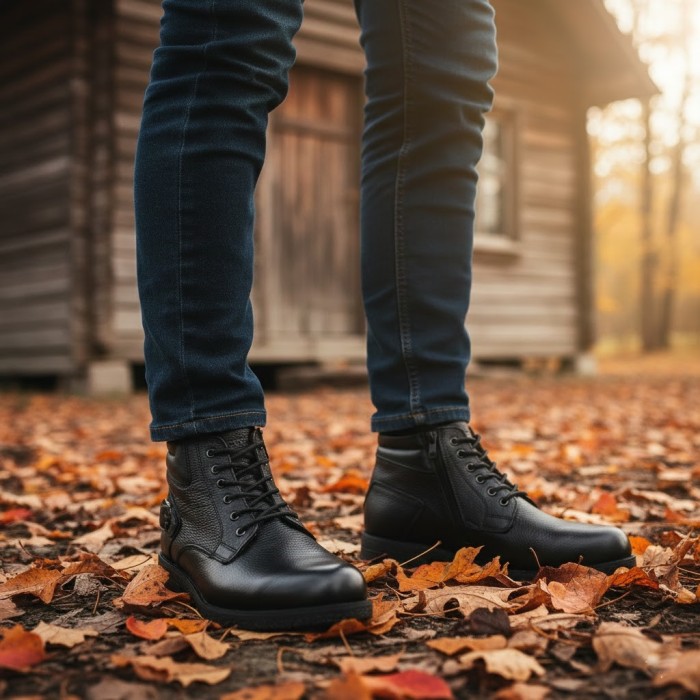 نیم بوت مردانه شمس مدل pier luigi کد 01