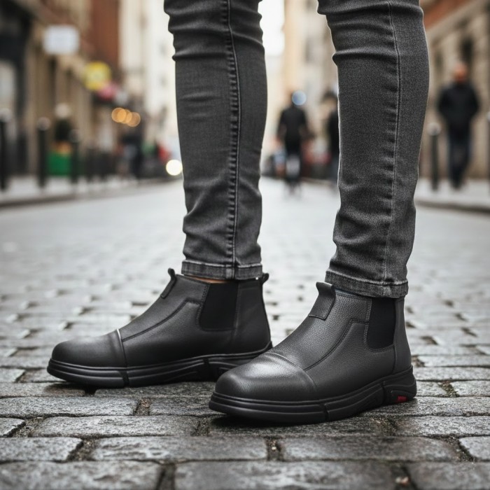 نیم بوت مردانه شمس مدل S3 کد 13