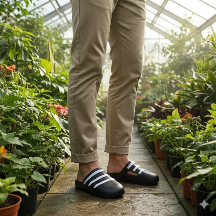 دمپایی مردانه پاپا مدل اوزاکا آدیداس کد 01