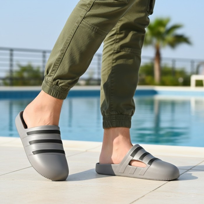 دمپایی مردانه پاپا مدل اوزاکا آدیداس کد 67