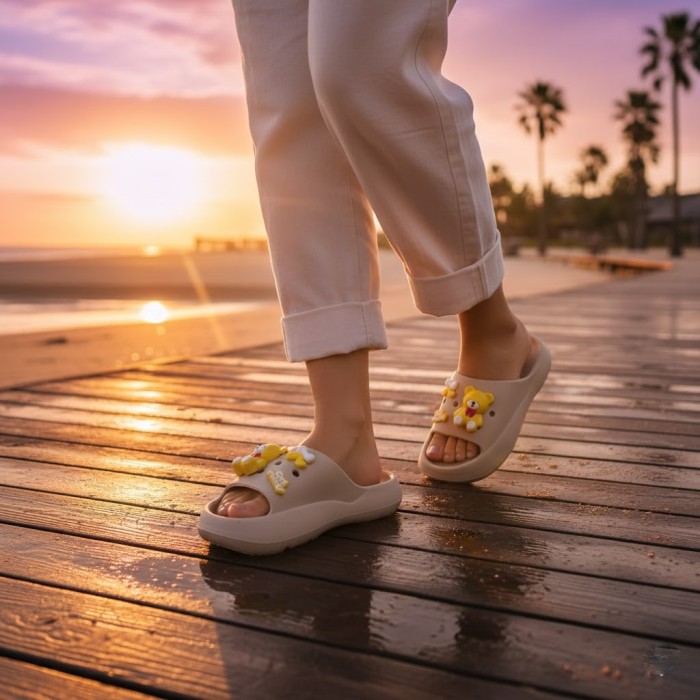 دمپایی زنانه پاپا مدل نونا کد 203