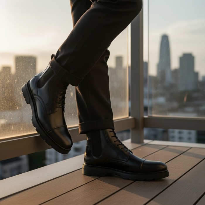 نیم بوت مردانه گاس مدل کیوان کشی کد 01