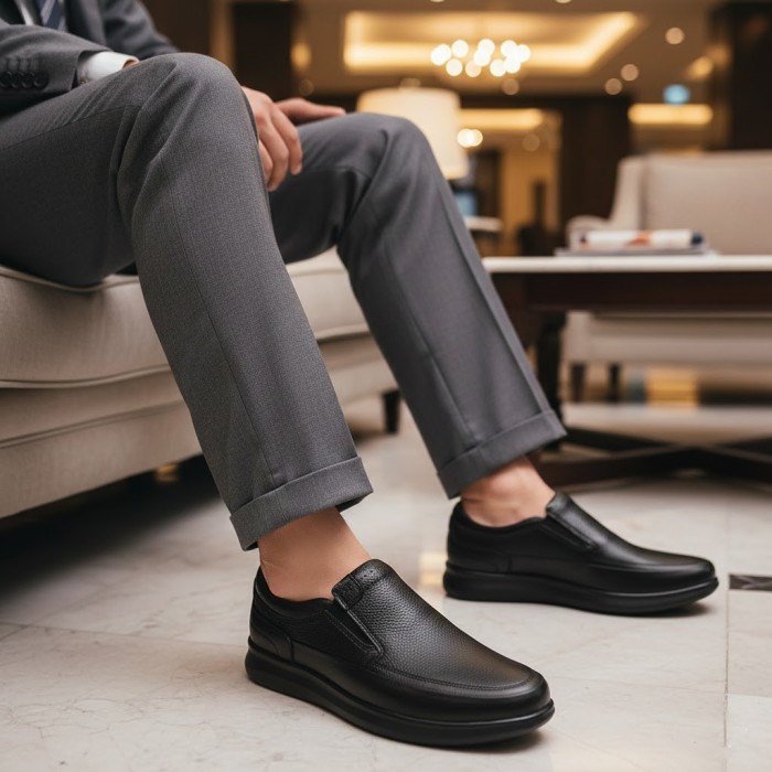 کفش طبی مردانه توگو مدل نیوکارتر کشی کد 01