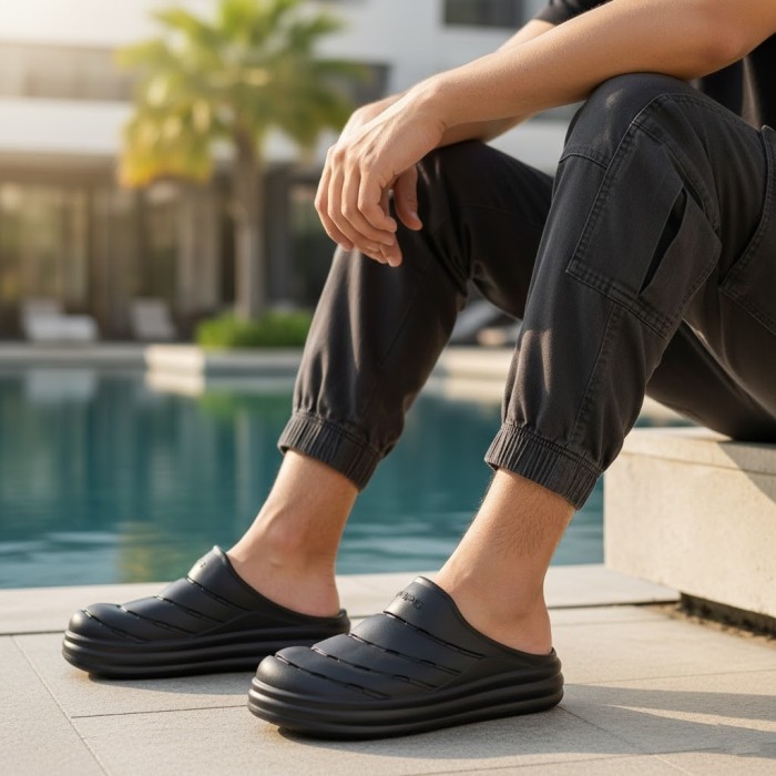 دمپایی مردانه پاپا مدل اوزاکا اورست کد 01