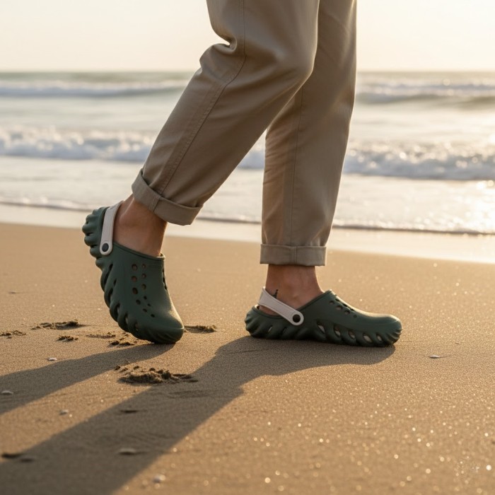 دمپایی مردانه پاپا مدل تاپ کراکس کد 26