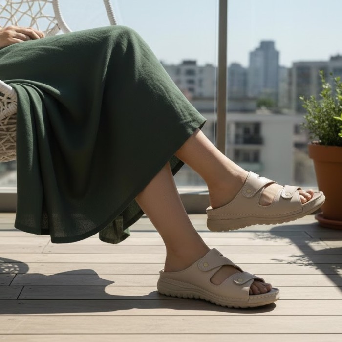 صندل طبی زنانه فروغ مدل نیویلدا کد 27