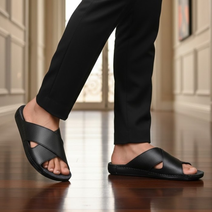 صندل طبی مردانه پاپوک مدل 1001 نیوپلاس کد 01