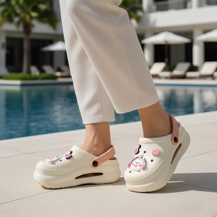 دمپایی زنانه آرین مدل کراکس دیجی خرگوش کد 278