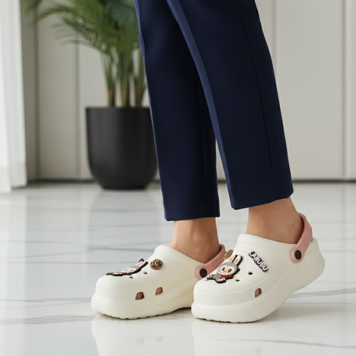 دمپایی زنانه آرین مدل کراکس لبوبو کد 278