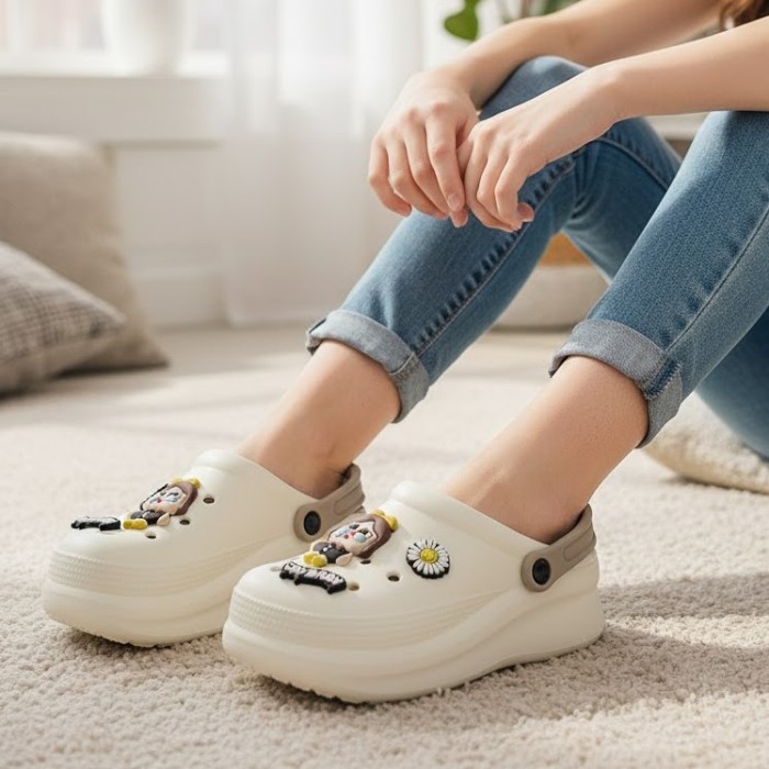 دمپایی زنانه آرین مدل کراکس کرای بیبی کد 313