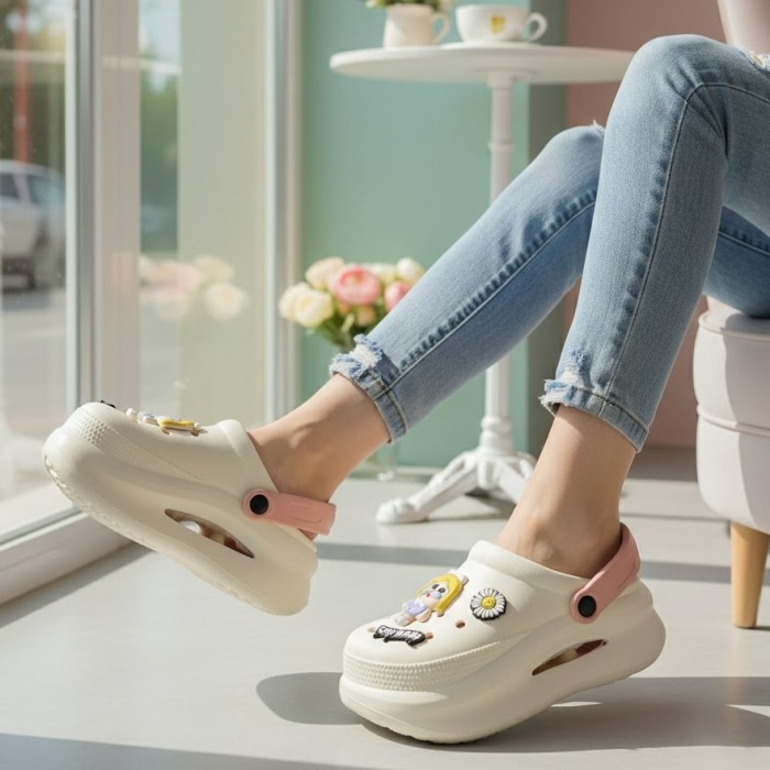 دمپایی دخترانه آرین مدل کراس کرای بیبی کد 278