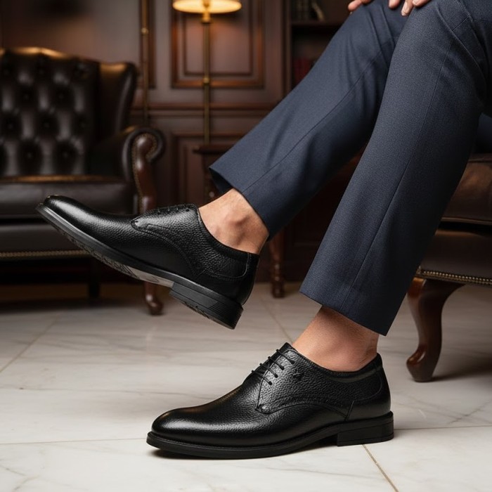 کفش طبی مردانه رخشی مدل آژاکس بندی کد 01