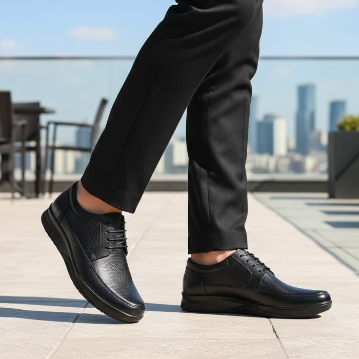 کفش مردانه رخشی مدل پلاس بندی کد 01